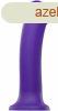 StrapOnMe SemiRealistic Dual Density Bendable Dildo Purple