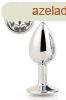 Dream Toys Gleaming Love Plug Silver Small