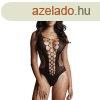 Le Dsir Contrast Fence Net Teddy Black
