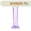 RealRock Crystal Clear Valsgh 6? lila dild tapadkorongg