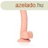 RealRock Curved Realistic Dildo with Balls and Suction Cup -