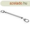 Ouch! Spreader Bar with Hand or Ankle Cuffs Silver