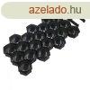 Kerkcsavar kupak szett 19mm 20+1db fekete