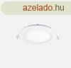 Led panel kr 5W hideg fehr IP44 400Lm