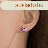 925 ezst szett, medl s flbeval, kerek csillog cirknia