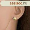 925 ezst szett, flbeval s medl, kerek csillog cirkni