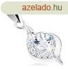 925 ezst szett medlbl s flbevalbl, csepp kerek tlts