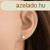 Egy darabos flbeval 14K srga aranybl - kis hromcscs k