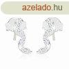 925 ezst szett, flbeval s nyaklnc - hullm tltsz cir