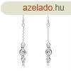 Hrom rszes 925 ezst szett - gmbk flhold alak bemetsz