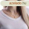14K srga arany medl - kereszt keresztre fesztett Krisztus