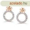 Cutie Jewellery Csodlatos rzsaszn arany flbeval Z60240-