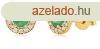 Brilio Csillog srga arany flbeval smaragddal 14/258.121/