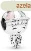 Pandora Ezst gyngy Fi sapkval 798015ENMX