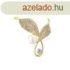 JwL Luxury Pearls Fnyes gyngy bross kristlyokkal 2 az 1-b