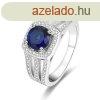 Beneto Ezst gyr kk kristllyal AGG326 58 mm