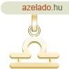 Rosefield Aranyozott medl Mrleg The Pendant PE-Gold-Libra-