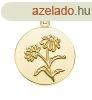 Rosefield Bjos aranyozott medl PE-Gold-Daisy Flower Coin