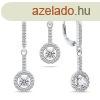 Brilio Silver Luxus ezst medl s flbeval szett SET199W