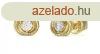 Guess Divatos aranyozott flbeval cirknium kvekkel Perfec