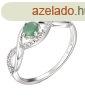 Brilio Silver Bjos ezst gyr smaragd kvel Precious Stone