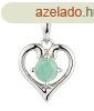Brilio Silver Gyengd ezst nyaklnc smaragddal MP06171D (l