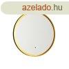 Frdszobai tkr fekete arannyal, LED-del s rints dimmer