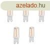 5 db dimmelhet G9 LED izz szett 3,2W 250lm 2200K