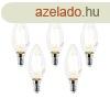 5 db E14 LED izz szett B35 tltsz 2,2W 470lm 2700K