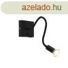 Modern rugalmas fali lmpa USB fekete - Zeno