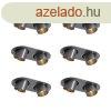 6 darabos sllyesztett spotlmpa kszlet fegyverszrke GU10 