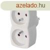 EMOS P0028N ELOSZTO ALJZAT 2X, FEHER
