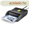 AXAGON CRE-SM3N, USB-A FLATREADER KULSO KARTYAOLVASO SMART C