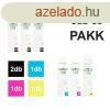 5db-os EPSON -hoz T664x ?utngyrtott tinta PAKK (T672x)(5*7