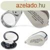 sszecsukhat zsebnagyt, 2 LED UV, fm, 40x