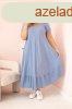 Viszkz oversize ruha rvid ujj s fodros, 21682-es modell,