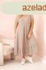 Viszkz oversize ruha rvid ujj s fodros, 21682-es modell,
