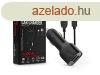 Maxlife 2xUSB szivargyjt tlt adapter + USB - Lightning k