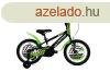 Capriolo Mustang 16" gyerek kerkpr Fekete-Zld