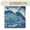 Poszter, absztrakt hullmok, keret nlkl, 40x50 cm, sttk