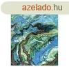 Poszter, absztrakt fk, keret nlkl, 30x40 cm, menta - FORE
