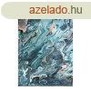 Poszter, absztrakt, keret nlkl, 40x60 cm, menta-rzsaszn 