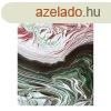 Poszter, absztrakt, keret nlkl, 30x40 cm, zld-rzsaszn -