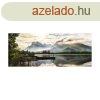 Vszon falikp, t, 60x150 cm, zld-barna - LAC - Butopa