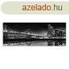 Vszon falikp, hd, 60x150 cm, fekete - BROOKLYN - Butopa