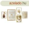 Falikp szett, termsek s levelek, 5 db, arany - FESTIF - B