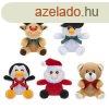 Karcsonyi plss figurk 10 cm, 5 fle