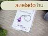 Szeretlek Keresztapa lila angyal medlos kulcstart