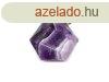Hexagon medl Ametiszt 2,5cm