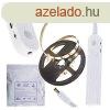 Akkumultoros USB mozgsrzkel LED szalag 1m meleg fehr